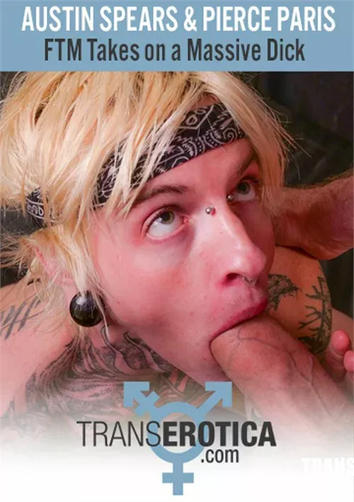 Tatuajes: ¡El FTM Austin Spears es follado por Pierce Paris!